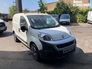 Location: Hayes - 2018 FIAT FIORINO 16V SX MULTIJET Car Derived Van REG: WD68PDX, Keys: No, MOT Expiry date: 30/06/2025, 1248 Diesel, 5 Speed Manual Diesel, Former Keepers: 3