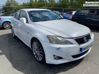 Location: Manchester - 2010 LEXUS IS 220D F SPORT 4 Door Saloon REG: MK60AVG, 2231 Diesel, 6 Speed Manual Diesel, Former Keepers: 13, Keys: No, MOT Expiry date: 08/05/2025