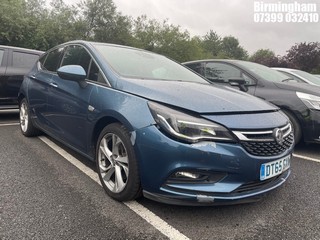 Location: Birmingham - 2016 VAUXHALL ASTRA SRI CDTI S/S 5 DOOR HATCHBACK REG: DT65GXW, 1598CC DIESEL, 6 SPEED MANUAL DIESEL, Former Keepers: 7, Keys: Yes, MOT Expiry date: 06/03/2026