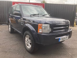 Location: Stapleford - 2009 LAND ROVER DISCOVERY TDV6 GS Estate REG: FD09DFY, Keys: Yes, MOT Expiry date: 18/06/2026, 2720 Diesel, 6 Speed Manual Diesel, Former Keepers: 3