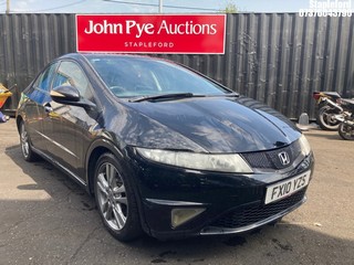 Location: Stapleford - 2010 HONDA CIVIC SI I-VTEC 5 Door Hatchback REG: FX10YZS, Keys: Yes, MOT Expiry date: 12/06/2025, 1799 Petrol, 6 Speed Manual Petrol, Former Keepers: 5