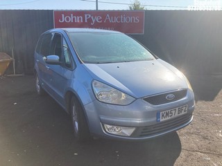 Location: Stapleford - 2007 FORD GALAXY ZETEC TDCI 5G MPV REG: KM57BFZ, Keys: Yes, MOT Expiry date: 01/12/2025, 1753 Diesel, 5 Speed Manual Diesel, Former Keepers: 3