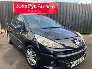 Location: Stapleford - 2009 PEUGEOT 207 S 5 Door Hatchback REG: SG09LNK, Keys: No, MOT Expiry date: 05/11/2025, 1360 Petrol, 5 Speed Manual Petrol, Former Keepers: 6