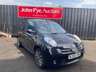 Location: Stapleford - 2005 NISSAN MICRA SPORT+ 3 Door Hatchback REG: RJ55VNW, Keys: No, MOT Expiry date: 06/06/2026, 1240 Petrol, 5 Speed Manual Petrol, Former Keepers: 4