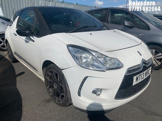 Location: BELVEDERE - 2013 CITROEN  DS3 DSTYLE + 3 Door Hatchback REG: MT13WRC, 1598cc Petrol, 5 Speed Manual Petrol, Former Keepers: 5, Keys: No, MOT: Expiry date25.01.2026