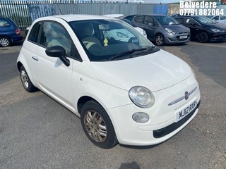 Location: BELVEDERE - 2012 FIAT 500 POP 3 Door Hatchback REG: MJ12RXR, 1242cc Petrol, 5 Speed Manual Petrol, Former Keepers: 5, Keys: No, MOT: Expiry date05.02.2026