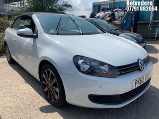 Location: Belvedere - 2013 VOLKSWAGEN GOLF SE BLUEMOTION TECH T Convertible REG: PK63GAX, 1598cc Diesel, 5 Speed Manual Diesel, Former Keepers: 7, Keys: Yes, MOT Expiry date: 26.07.2025