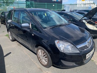 Location: Belvedere - 2014 VAUXHALL ZAFIRA EXCLUSIV MPV REG: KN64YCR, Keys: No, MOT Expiry date: 11/03/2025, 1796 Petrol, 5 Speed Manual Petrol, Former Keepers: 6