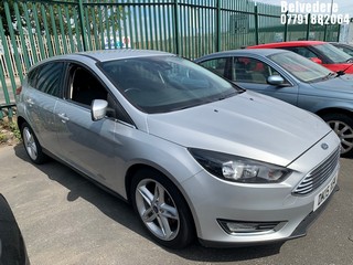 Location: Belvedere - 2015 FORD FOCUS TITANIUM 5 Door Hatchback REG: DK15XEM, Keys: No, MOT Expiry date: 07/07/2026, 999 Petrol, 5 Speed Manual Petrol, Former Keepers: 7
