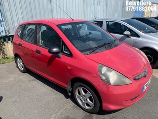 Location: Belvedere - 2008 HONDA JAZZ S 5 Door Hatchback REG: FX58YWT, Keys: No, MOT Expiry date: 19/10/2025, 1246 Petrol, 5 Speed Manual Petrol, Former Keepers: 9