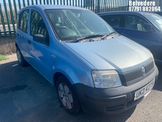 Location: Belvedere - 2007 FIAT PANDA ACTIVE 5 Door Hatchback REG: UKZ4279, Keys: No, MOT Expiry date: 19.01.2026, 1108 Petrol, 5 Speed Manual Petrol, Former Keepers: 7
