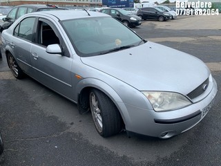 Location: Belvedere - 2002 FORD MONDEO ZETEC 5 Door Hatchback REG: EA52UZW, Keys: No, MOT Expiry date: 01/02/2026, 1999 Petrol, 5 Speed Manual Petrol, Former Keepers: 4