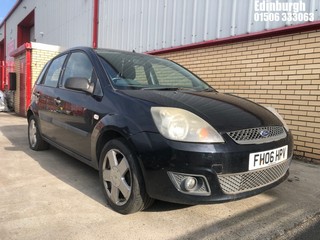 Location: Edinburgh - 2006 FORD FIESTA ZETEC CLIMATE 5 Door Hatchback REG: FH06HPV, Keys: No, MOT Expiry date: 13/11/2024, 1242 Petrol, 5 Speed Manual Petrol, Former Keepers: 8