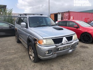 Location: Edinburgh - 2005 MITSUBISHI SHOGUN SPORT WARRIOR TD Estate REG: GJ05OOG, Keys: No, MOT Expiry date: 04/08/2025, 2477 Diesel, 5 Speed Manual Diesel, Former Keepers: 10