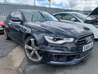 NOTE: ATF Registered Buyers ONLY - Location: Belvedere - 2014 AUDI A6 S LINE BLK ED TDI ULTR 4 Door Saloon REG: EA64LNJ, Keys: No, 1968 Diesel, 7 Speed S-Auto Diesel, Former Keepers: 5