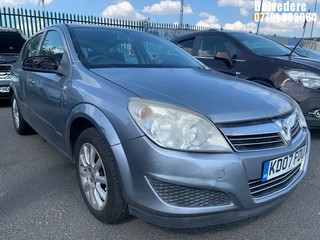 NOTE: ATF Registered Buyers ONLY - Location: Belvedere - 2007 VAUXHALL ASTRA ENERGY 5 Door Hatchback REG: KD07FOU, Keys: No, 1364 Petrol, 5 Speed Manual Petrol, Former Keepers: 7