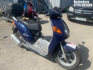 NOTE: ATF Registered Buyers ONLY - Location: Belvedere - 2002 HONDA NES 125-Y Motorcycle REG: LN51JBU, Keys: No, 124 Petrol, AUTOMATIC, Former Keepers: 4