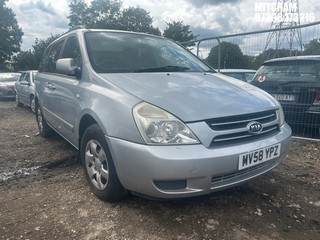 NOTE: ATF Registered Buyers ONLY - Location: Mitcham - 2008 KIA SEDONA GS MPV REG: MV58YPZ, Keys: No, 2902 Diesel, 5 Speed Manual Diesel, Former Keepers: 5