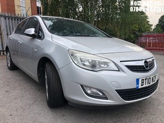 Location: Nottingham - 2010 VAUXHALL ASTRA EXCLUSIV CDTI EFLEX 5 Door Hatchback REG: BT10WZF, Keys: No, MOT Expiry date: 27/03/2024, 1248 Diesel, 5 Speed Manual Diesel, Former Keepers: 3