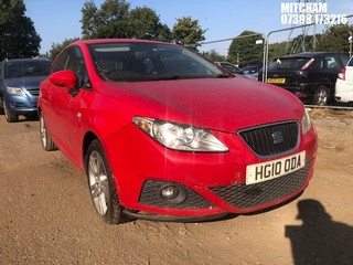 Location: Mitcham - 2010 SEAT IBIZA CR SPORT TDI 3 Door Hatchback REG: HG10ODA, Keys: No, MOT Expiry date: 06/02/2025, 1598 Diesel, 5 Speed Manual Diesel, Former Keepers: 5