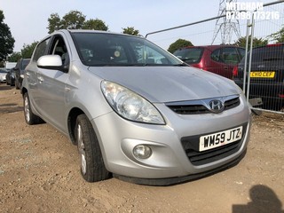 Location: Mitcham - 2010 HYUNDAI I20 STYLE 5 Door Hatchback REG: WM59JTZ, Keys: No, MOT Expiry date: 31/03/2025, 1396 Petrol, 5 Speed Manual Petrol, Former Keepers: 4