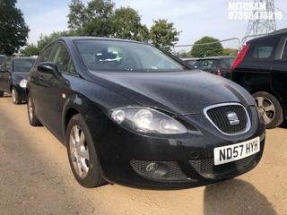 Location: Mitcham - 2007 SEAT LEON STYLANCE 5 Door Hatchback REG: ND57HYH, Keys: No, MOT Expiry date: 07/10/2025, 1595 Petrol, 5 Speed Manual Petrol, Former Keepers: 3
