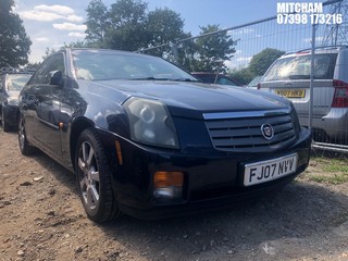 Location: Mitcham - 2007 CADILLAC  CTS SPORT LUXURY A 4 Door Saloon REG: FJ07NVV, Keys: No, MOT Expiry date: 24/01/2026, 3564 Gas Bi Fuel, Automatic, Former Keepers: 7