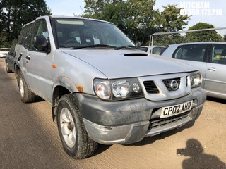 Location: Mitcham - 2002 NISSAN TERRANO Estate REG: CP02AHD, Keys: No, MOT Expiry date: 18/08/2024, 2664 Diesel, 113349, Former Keepers: 5