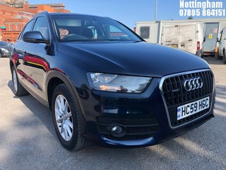Location: Nottingham - 2013 AUDI Q3 SE TFSI QUATTRO Estate  REG: HC59HGC, 1984cc Petrol, 6 Speed Manual Petrol, Former Keepers: 3, Keys: Yes, MOT Expiry date: 27/01/2025