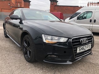 Location: Nottingham - 2012 AUDI A5 SE TFSI COUPE REG: SH62FFX, 1984cc PETROL, 6 SPEED MANUAL PETROL, Former Keepers: 7, Keys: Yes, MOT Expiry date: 12/03/2026
