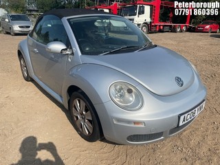 Location: Peterborough - 2008 VOLKSWAGEN BEETLE CABRIOLET TIPTRONI Convertible REG: AC08YNK, Keys: No, MOT Expiry date: 22/11/2024, 1984 Petrol, 6 Speed Auto Petrol, Former Keepers: 6
