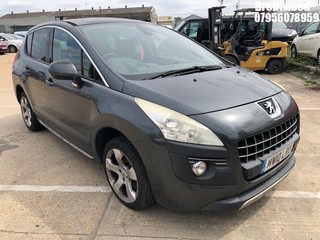 Location: Brentwood - 2010 PEUGEOT 3008 EXCLUSIVE HDI S-A 5 Door Hatchback REG: MW10LRO, Keys: No, MOT Expiry date: 08/09/2025, 1560 Diesel, 6 Speed Semi Auto Diesel, Former Keepers: 7