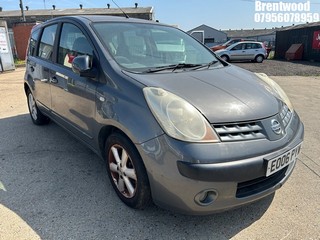 Location: Brentwood - 2006 NISSAN NOTE SE MPV REG: EO06PYW, Keys: No, MOT Expiry date: 05/02/2025, 1386 Petrol, 5 Speed Manual Petrol, Former Keepers: 6