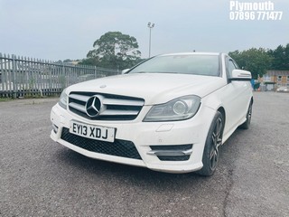 Location: Plymouth - 2013 MERCEDES-BENZ  C220 AMG SPORT + CDI BLUE Coupe REG: EY13XDJ, Keys: No, MOT Expiry date: 03/11/2025, 2143 Diesel, 7 Speed Auto Diesel, Former Keepers: 5