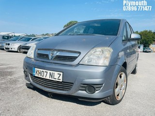 Location: Plymouth - 2007 VAUXHALL MERIVA ENERGY 16V MPV REG: KH07NLZ, Keys: No, MOT Expiry date: 21/11/2024, 1598 Petrol, 5 Speed Manual Petrol, Former Keepers: 5
