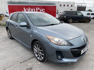 Location: South Wales - 2013 MAZDA 3 VENTURE EDITION  5 DOOR HATCHBACK REG: BV13LWA, 1598cc PETROL, 5 SPEED MANUAL PETROL, Former Keepers: 2, Keys: Yes, MOT Expiry date: 26/07/2025