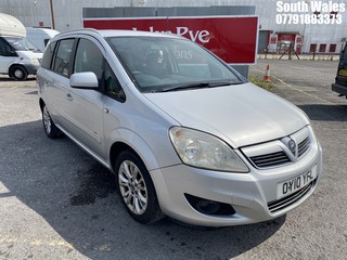 Location: South Wales - 2010 VAUXHALL ZAFIRA ACTIVE PLUS MPV REG: OY10YFL, Keys: Yes, MOT Expiry date: 30/03/2025, 1598 Petrol, 5 Speed Manual Petrol, Former Keepers: 6