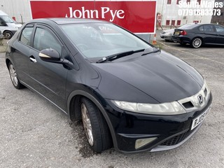 Location: South Wales - 2009 HONDA CIVIC ES I-CTDI 5 Door Hatchback REG: RJ09HXD, Keys: No, MOT Expiry date: 20/02/2026, 2204 Diesel, 6 Speed Manual Diesel, Former Keepers: 8