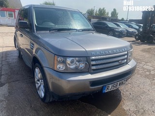 Location: Hull - 2008 LAND ROVER RANGE ROVER SP S TDV6 A Estate REG: RJ58WWZ, Keys: No, MOT Expiry date: 13/11/2025, 2720 Diesel, 6 Speed Auto Diesel, Former Keepers: 10