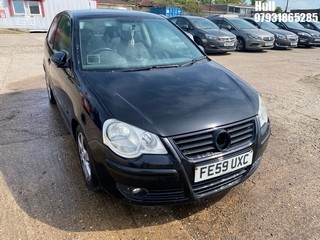 Location: Hull - 2009 VOLKSWAGEN POLO MATCH 60 3 Door Hatchback REG: FE59UXC, Keys: No, MOT Expiry date: 05/12/2024, 1198 Petrol, 5 Speed Manual Petrol, Former Keepers: 4