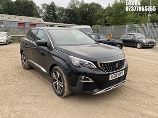 Location: Leeds - 2018 PEUGEOT 3008 ALLURE S/S 5 Door Hatchback REG: KS18HYV, 1200cc Petrol, 6 Speed Manual Petrol, Former Keepers: 3, Keys: Yes, MOT Expiry date: 14-08-2025