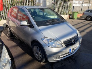 Location: Hayes - 2012 MERCEDES-BENZ A160 BLUEEFF-Y CLASSIC SE 5 Door Hatchback REG: MA12ELC, Keys: No, MOT Expiry date: 22/04/2025, 1498 Petrol, 5 Speed Manual Petrol, Former Keepers: 6