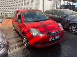 Location: Hayes - 2007 FORD FIESTA STYLE CLIMATE 3 Door Hatchback REG: ST07YKK, Keys: No, MOT Expiry date: 19/04/2025, 1242 Petrol, 5 Speed Manual Petrol, Former Keepers: 9