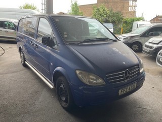 Location: Hayes - 2011 MERCEDES VITO 111 CDI LONG Panel Van REG: FFZ4321, Keys: No, MOT Expiry date: 15/02/2025, 2148 Diesel, 6 Speed Manual Diesel, Former Keepers: 2