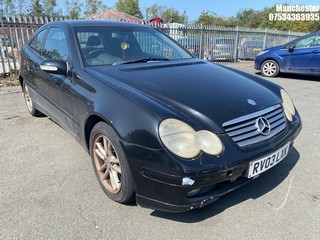 Location: Manchester - 2003 MERCEDES C220 CDI SE AUTO Coupe REG: RV03LXK, 2148 Diesel, 5 Speed Auto Diesel, Former Keepers: 8, Keys: No, MOT Expiry date: 19/04/2025