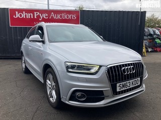 Location: Stapleford - 2014 AUDI Q3 S LINE TDI Estate REG: SM63KDO, Keys: Yes, MOT Expiry date: 28/05/2025, 1968 Diesel, 6 Speed Manual Diesel, Former Keepers: 4