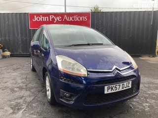 Location: Stapleford - 2007 CITROEN C4 PICASSO 5 VTR+ MPV REG: PK57DJZ, Keys: Yes, MOT Expiry date: 09/10/2025, 1798 Petrol, 5 Speed Manual Petrol, Former Keepers: 4