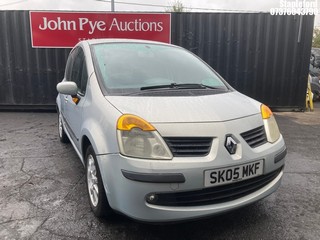 Location: Stapleford - 2005 RENAULT MODUS DYNAMIQUE DCI 80 5 Door Hatchback REG: SK05MKF, Keys: Yes, MOT Expiry date: 23/07/2026, 1461 Diesel, 5 Speed Manual Diesel, Former Keepers: 8