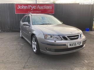 Location: Stapleford - 2006 SAAB 9-3 AERO 2.0T S-A Estate REG: MA56YGP, Keys: Yes, MOT Expiry date: 10/12/2024, 2000 Petrol, 5 Speed Semi Auto Petrol, Former Keepers: 4