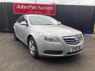 Location: Stapleford - 2010 VAUXHALL INSIGNIA EXCLUSIV 130CDTI 5 Door Hatchback REG: CY10HBJ, Keys: Yes, MOT Expiry date: 11/09/2025, 1956 Diesel, 6 Speed Manual Diesel, Former Keepers: 6